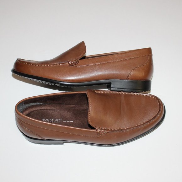 ROCKPORT CLASSIC DK BROWN VENETIAN LOAFER main image 8